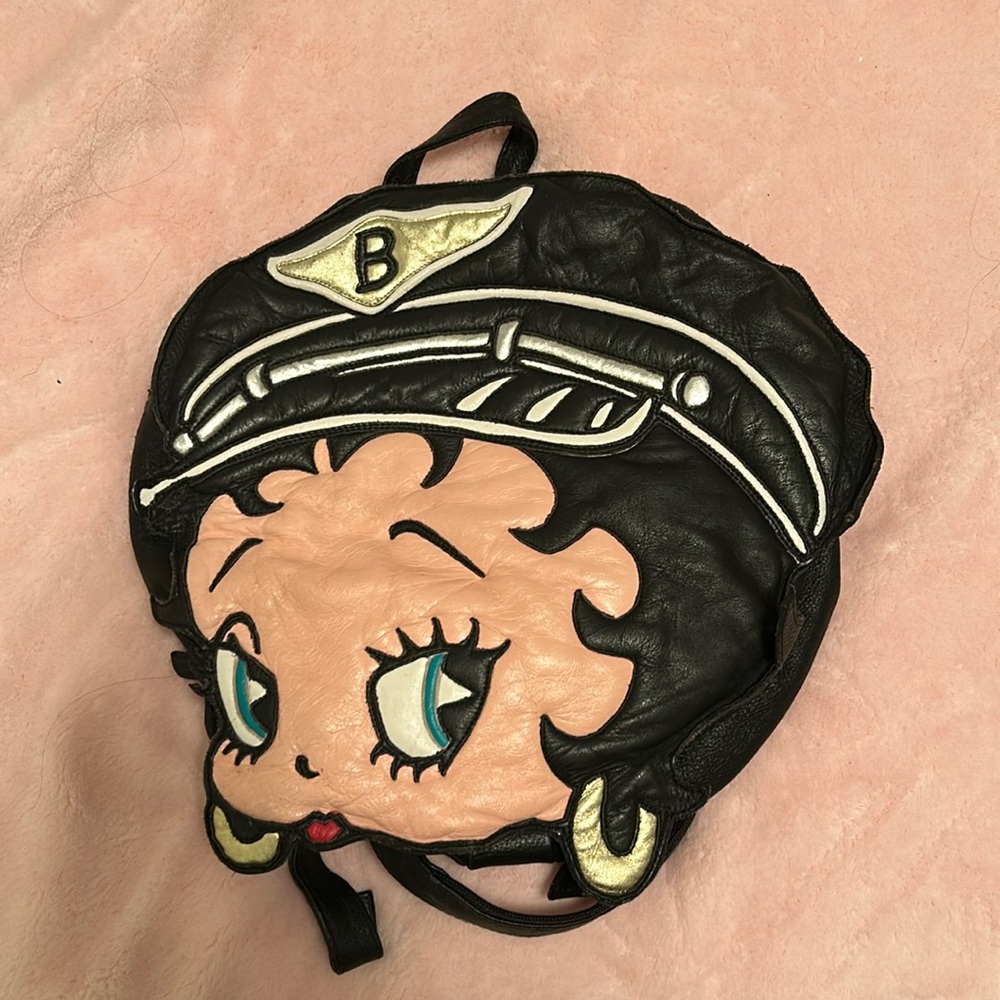Last chance RARE Betty Boop Leather backpack ♥️